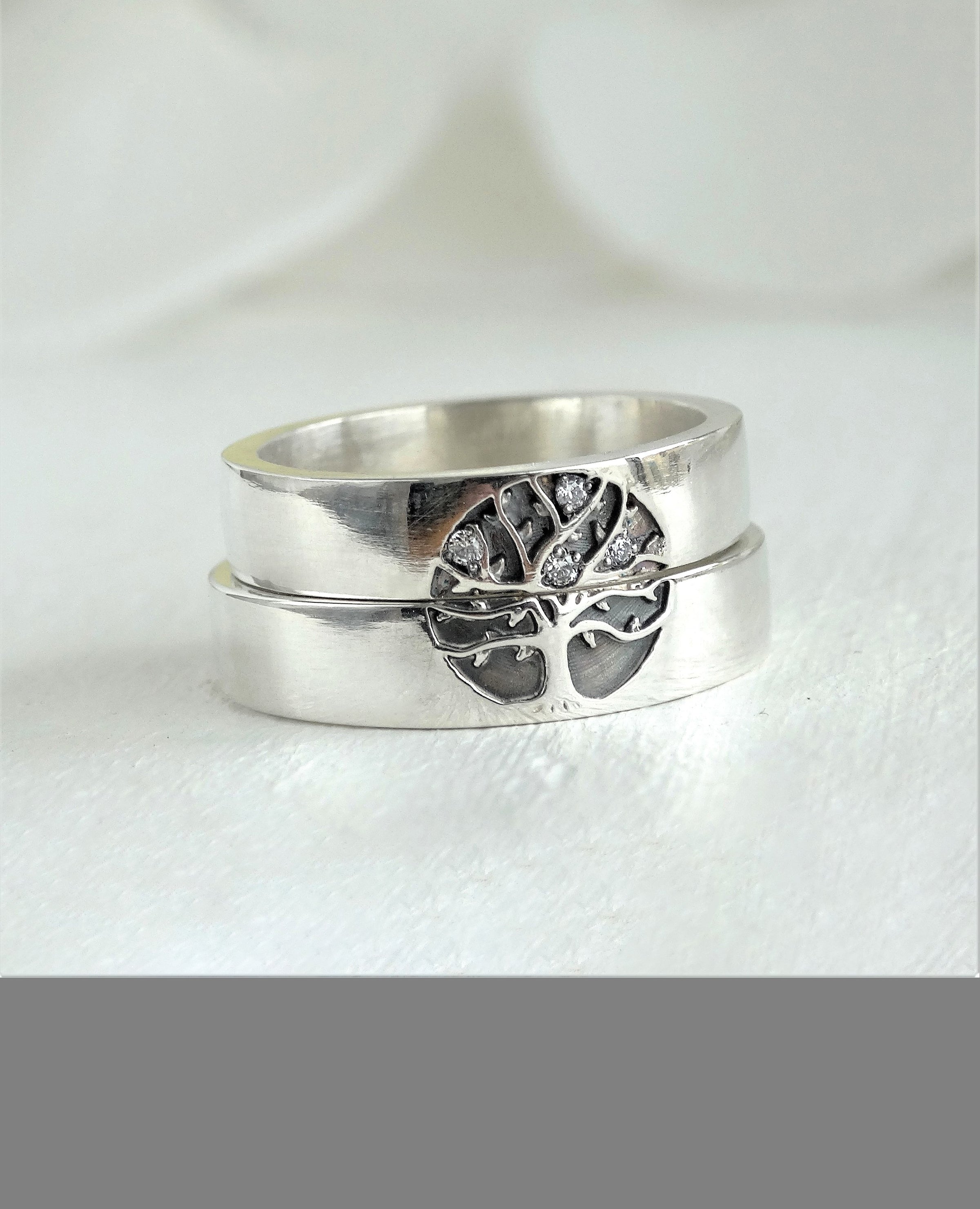 Argollas de Matrimonio en Plata 950