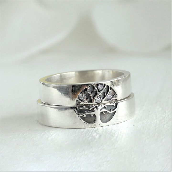 Argollas de matrimonio árbol de la vida