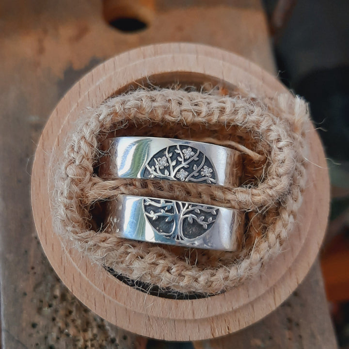 Argollas de bodas inspiración celta