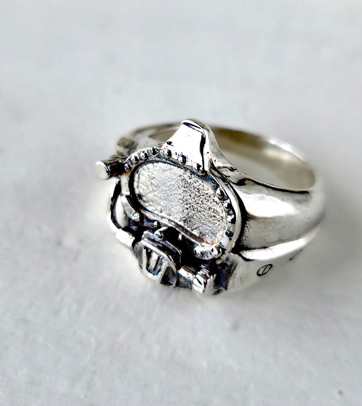Anillo casco buceo submarino