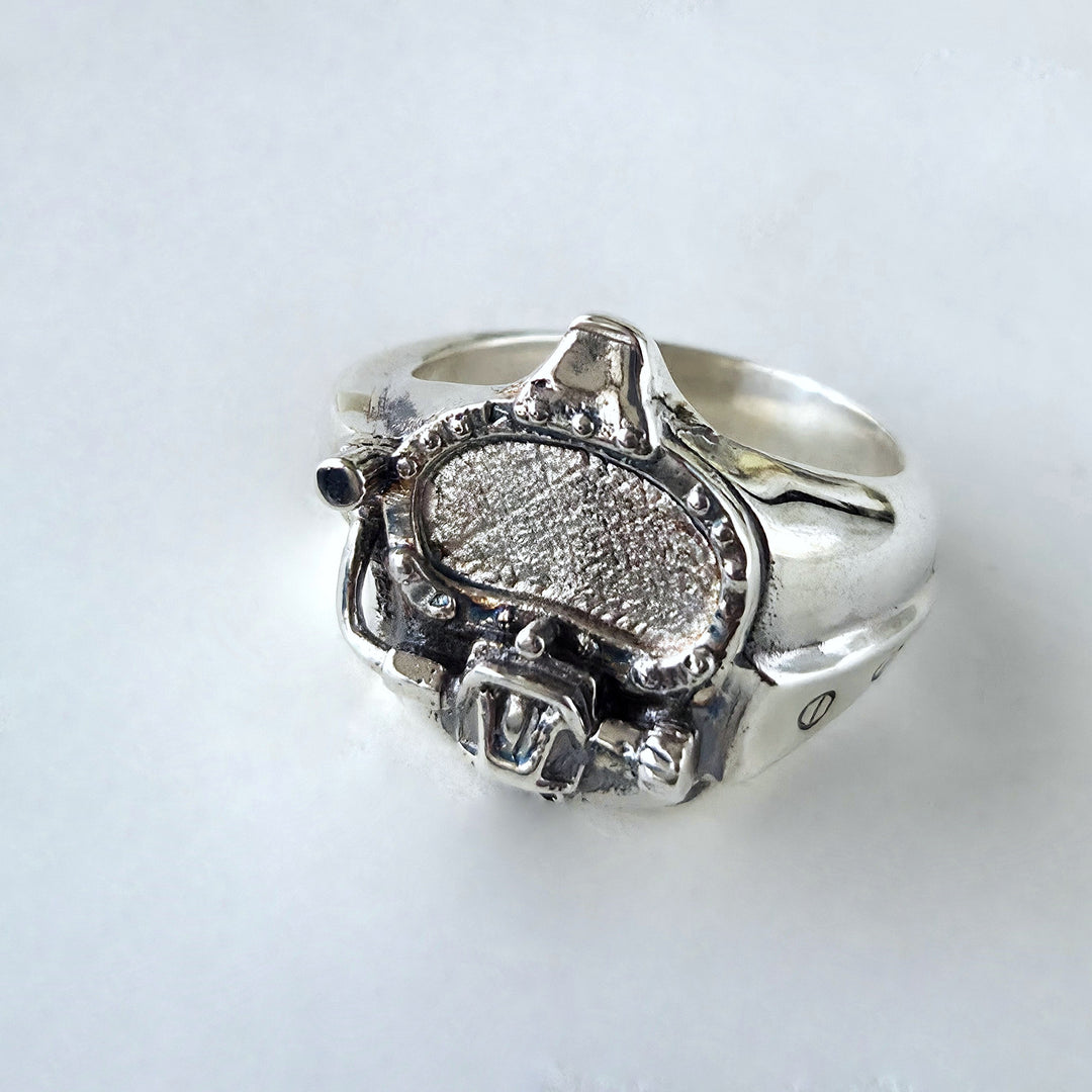Anillo casco buceo submarino