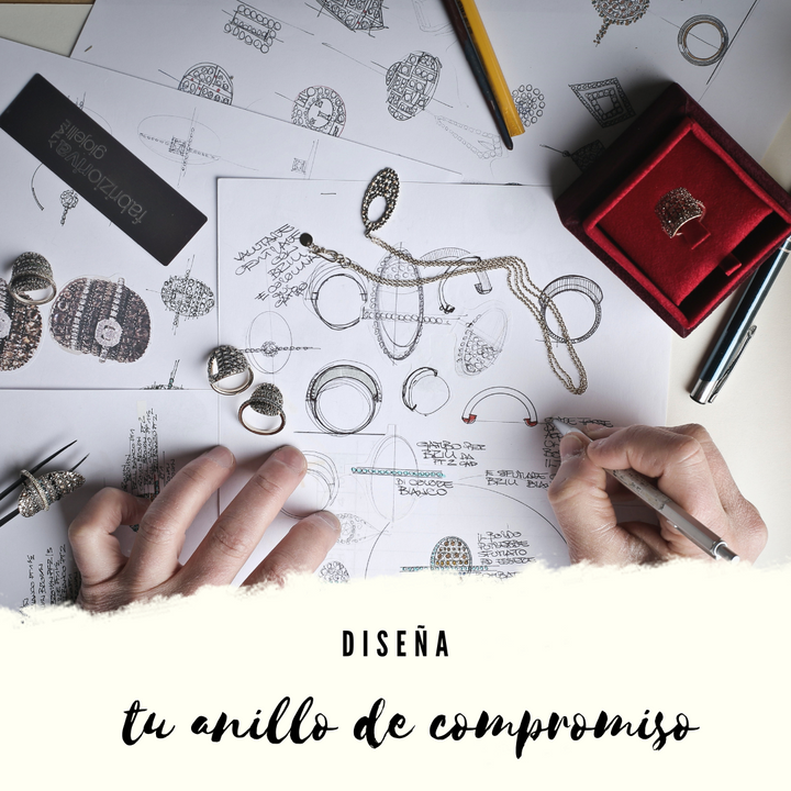 Servicio de diseño y fabricación de anillos de compromiso a pedido