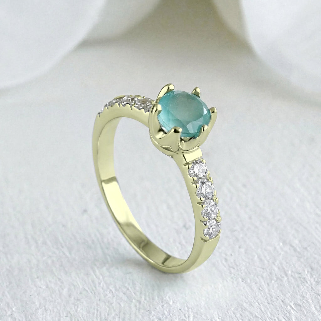 Anillo corona oro 18k