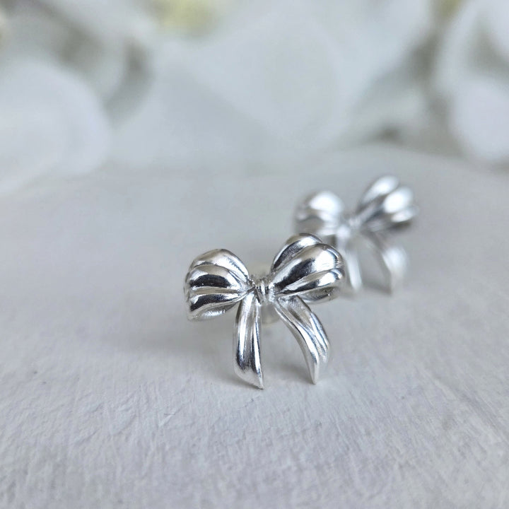 aros moño de plata
