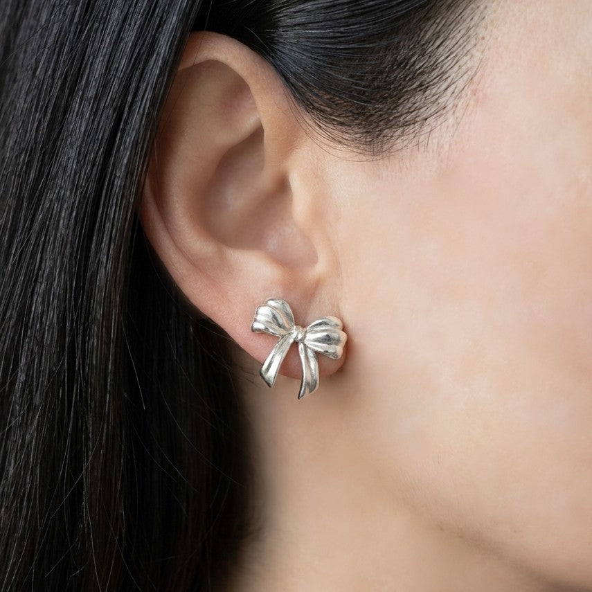 aros delicados de plata 950
