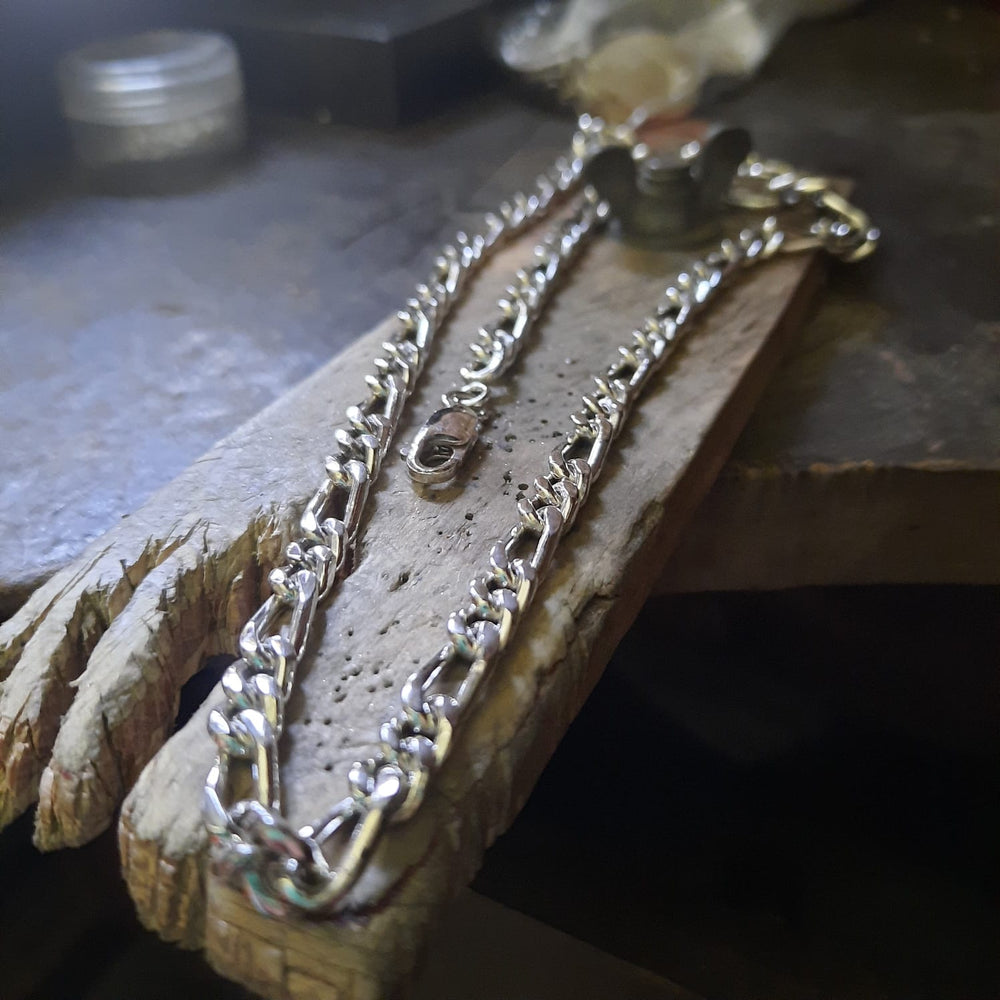 Cadena de plata tipo Cartier hecha a mano personalizable