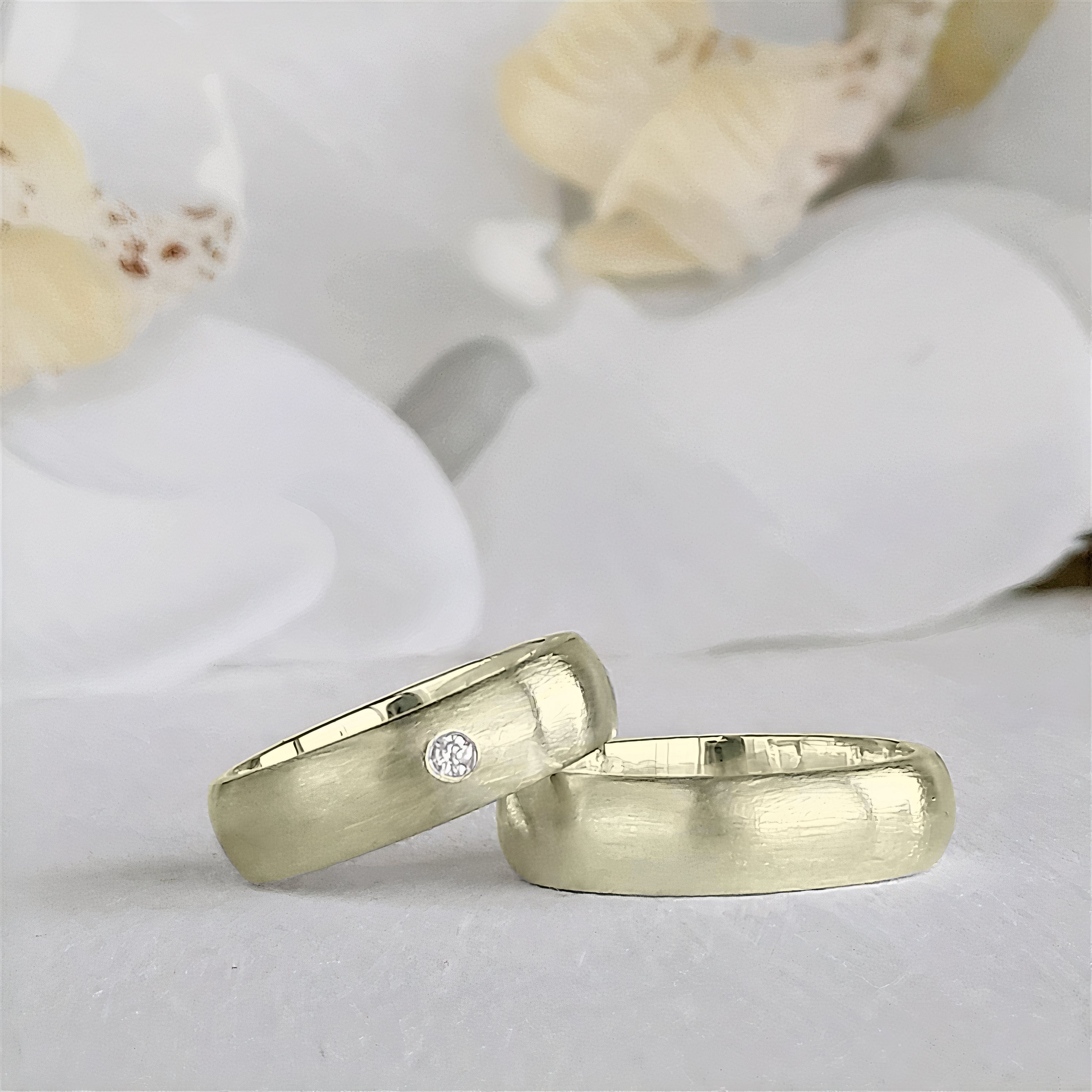 Argollas de matrimonio cl sicas media ca a en oro 18k 4g a 8g